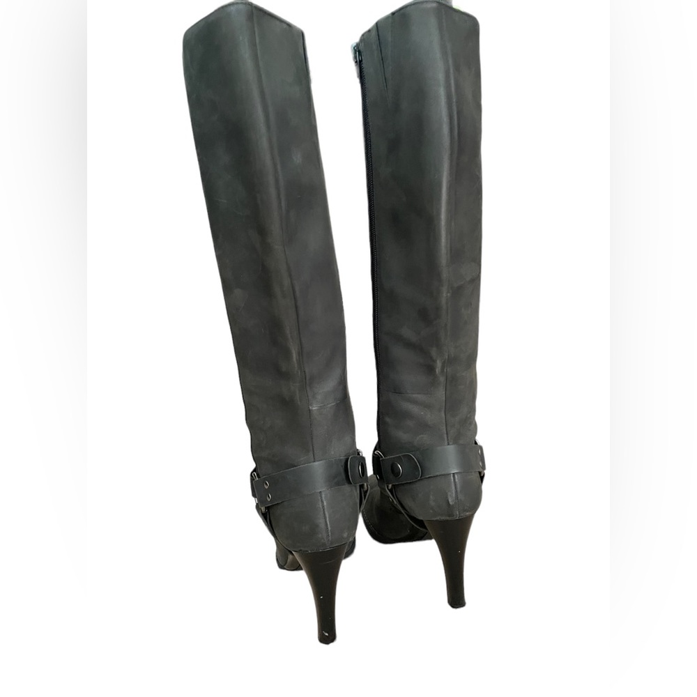 Gianni Bini Gray Suede Hercules Below the Knee Tall Boots Size 8 - Picture 6 of 10
